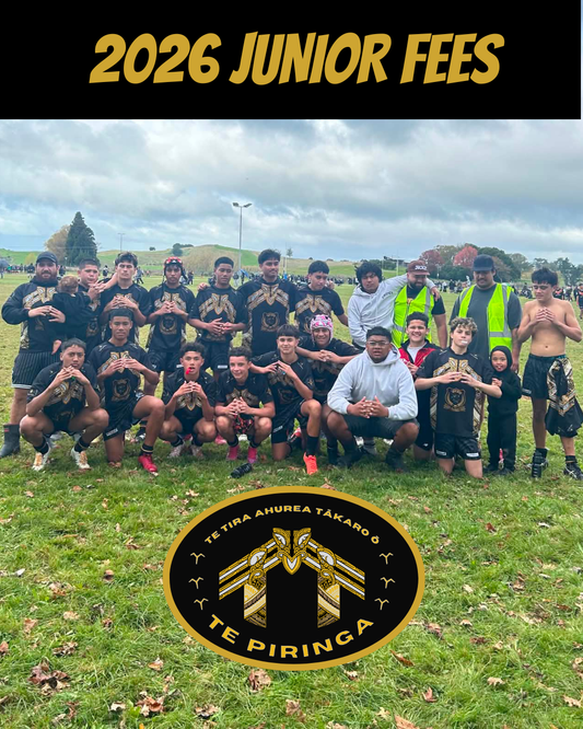 Te Piringa Juniors Fees 2026 (U15s)